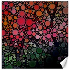 Circle Abstract Canvas 12  X 12   by Amaryn4rt