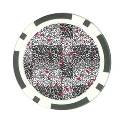 Sribble Plaid Poker Chip Card Guard by Amaryn4rt