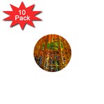 Circuit Board Pattern 1  Mini Buttons (10 pack)  Front