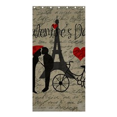 Love Letter - Paris Shower Curtain 36  X 72  (stall)  by Valentinaart