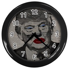 Transgender President    Wall Clocks (black) by Valentinaart