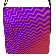 Pink And Purple Flap Messenger Bag (s) by Simbadda