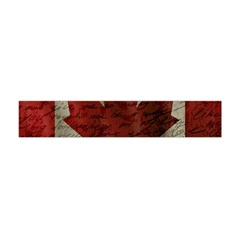 Canada Flag Flano Scarf (mini) by Valentinaart