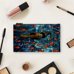 Urban Swimmers   Cosmetic Bag (small)  by Valentinaart