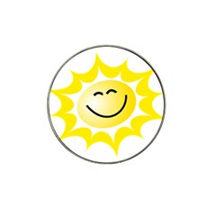 The Sun A Smile The Rays Yellow Hat Clip Ball Marker by Simbadda