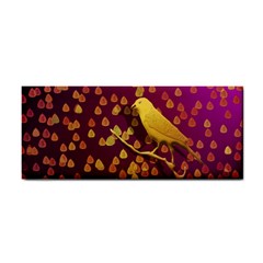 Bird Design Wall Golden Color Cosmetic Storage Cases by Simbadda