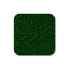 Texture Green Rush Easter Rubber Square Coaster (4 Pack)  by Simbadda