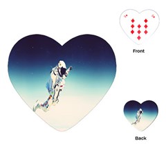 Astronaut Playing Cards (heart)  by Simbadda