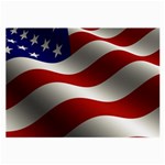 Flag United States Stars Stripes Symbol Large Glasses Cloth (2-Side) Front