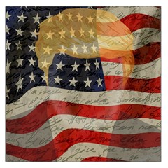 American President Large Satin Scarf (square) by Valentinaart