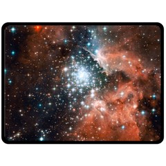 Star Cluster Double Sided Fleece Blanket (large)  by SpaceShop