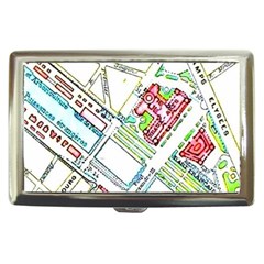 Paris Map Cigarette Money Cases by Simbadda