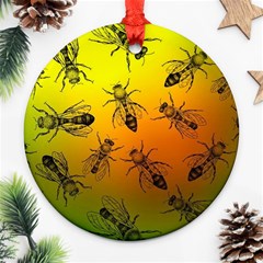 Insect Pattern Ornament (round) by Simbadda