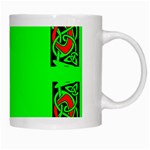 Decorative Corners White Mugs Right