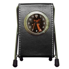 Count Vlad Dracula Pen Holder Desk Clocks by Valentinaart