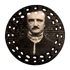 Edgar Allan Poe  Ornament (round Filigree) by Valentinaart