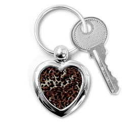 Background Fabric Animal Motifs Key Chains (heart)  by Simbadda