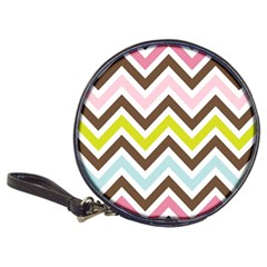 Chevrons Stripes Colors Background Classic 20-cd Wallets by Amaryn4rt