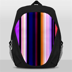 Fun Striped Background Design Pattern Backpack Bag by Amaryn4rt