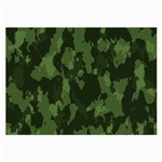 Camouflage Green Army Texture Large Glasses Cloth (2-Side) Back