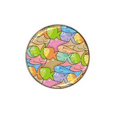 Fishes Cartoon Hat Clip Ball Marker (4 Pack) by sifis