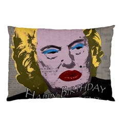 Happy Birthday Mr  President  Pillow Case (two Sides) by Valentinaart