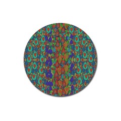 Sea Of Mermaids Magnet 3  (round) by pepitasart