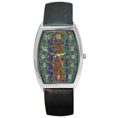 Sea Of Mermaids Barrel Style Metal Watch by pepitasart