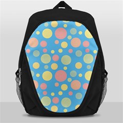 Polka Dots Backpack Bag by Valentinaart