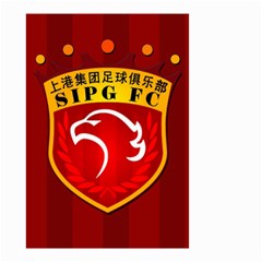 Shanghai Sipg F C  Small Garden Flag (two Sides) by Valentinaart