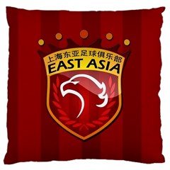 Shanghai Sipg F C  Large Cushion Case (one Side) by Valentinaart