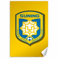 Jiangsu Suning F C  Canvas 12  X 18   by Valentinaart