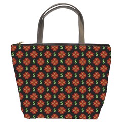 Dollar Sign Graphic Pattern Bucket Bags by dflcprints