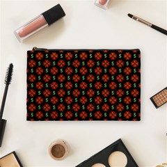 Dollar Sign Graphic Pattern Cosmetic Bag (medium)  by dflcprints