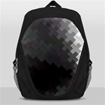 Abstract Pattern Moving Transverse Backpack Bag Front