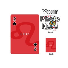 Zodiac Leo Playing Cards 54 (mini)  by Mariart