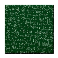 Formula Number Green Board Tile Coasters by Mariart