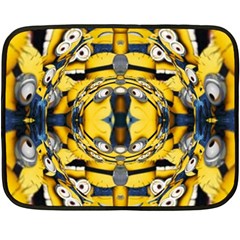 Minions Feedback 3d Effect   Fleece Blanket (mini) by 3Dbjvprojats