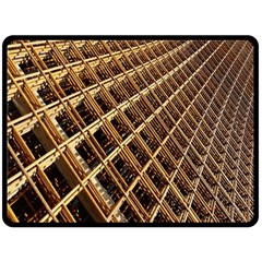 Construction Site Rusty Frames Making A Construction Site Abstract Fleece Blanket (large)  by Nexatart