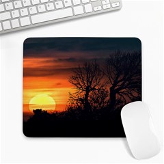 Sunset At Nature Landscape Large Mousepads by dflcprints