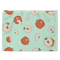 Apple Fruit Background Food Cosmetic Bag (xxl)  by Nexatart