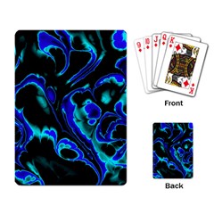 Glowing Fractal C Playing Card by Fractalworld