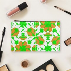 Graphic Floral Seamless Pattern Mosaic Cosmetic Bag (medium)  by dflcprints