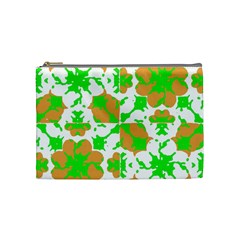 Graphic Floral Seamless Pattern Mosaic Cosmetic Bag (medium)  by dflcprints