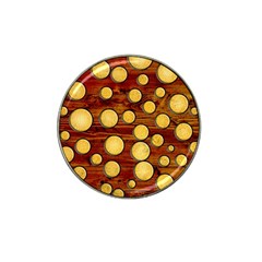 Wood And Gold Hat Clip Ball Marker by linceazul