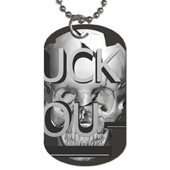  Fuck You Dog Tag (two Sides) by mugebasakart