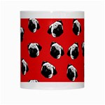 Pug dog pattern White Mugs Center