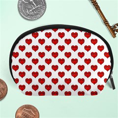 Emoji Heart Shape Drawing Pattern Accessory Pouches (large)  by dflcprints