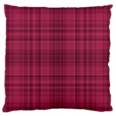 Plaid Design Large Cushion Case (two Sides) by Valentinaart