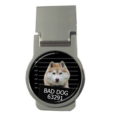 Bad Dog Money Clips (round)  by Valentinaart